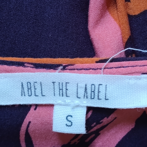 Anthropologie Abel The Label Women's Floral High Lo Dress | Short Sleeve | Small - Picture 3 of 5